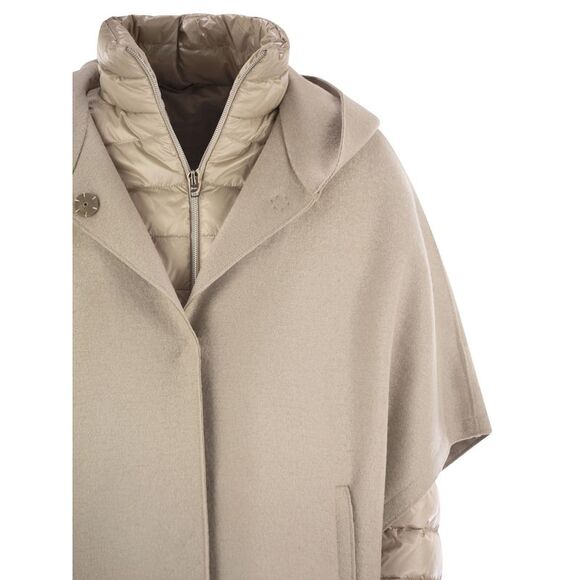 Herno Women Resort Hood In Ultralight Wool And Nylon - Picture 4 of 4